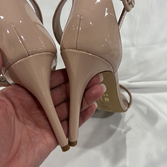 Mix No. 6 beige patent leather high heels - Picture 3 of 5
